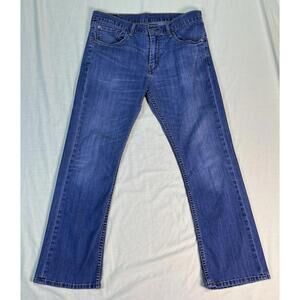 Vintage Levi’s 505 34x28.5 Straight Leg Medium Faded Whiskers Jeans